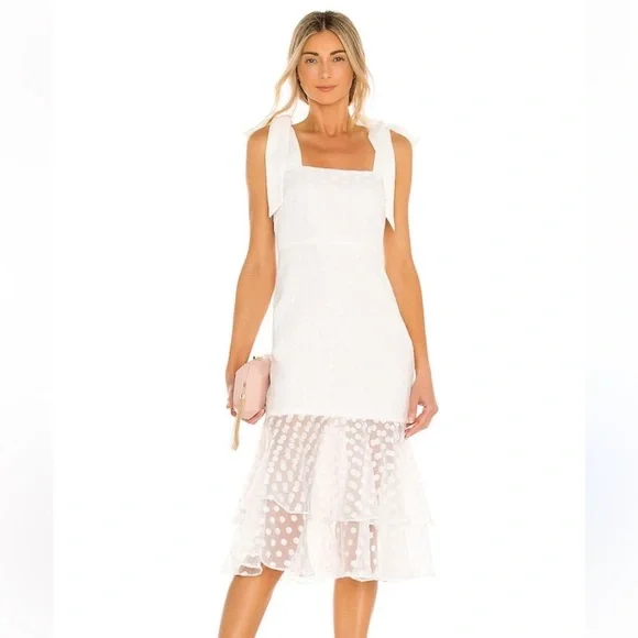 blush midi dress with sleeves The Sweetest Rose Pink Embroidered Floral Midi Dress